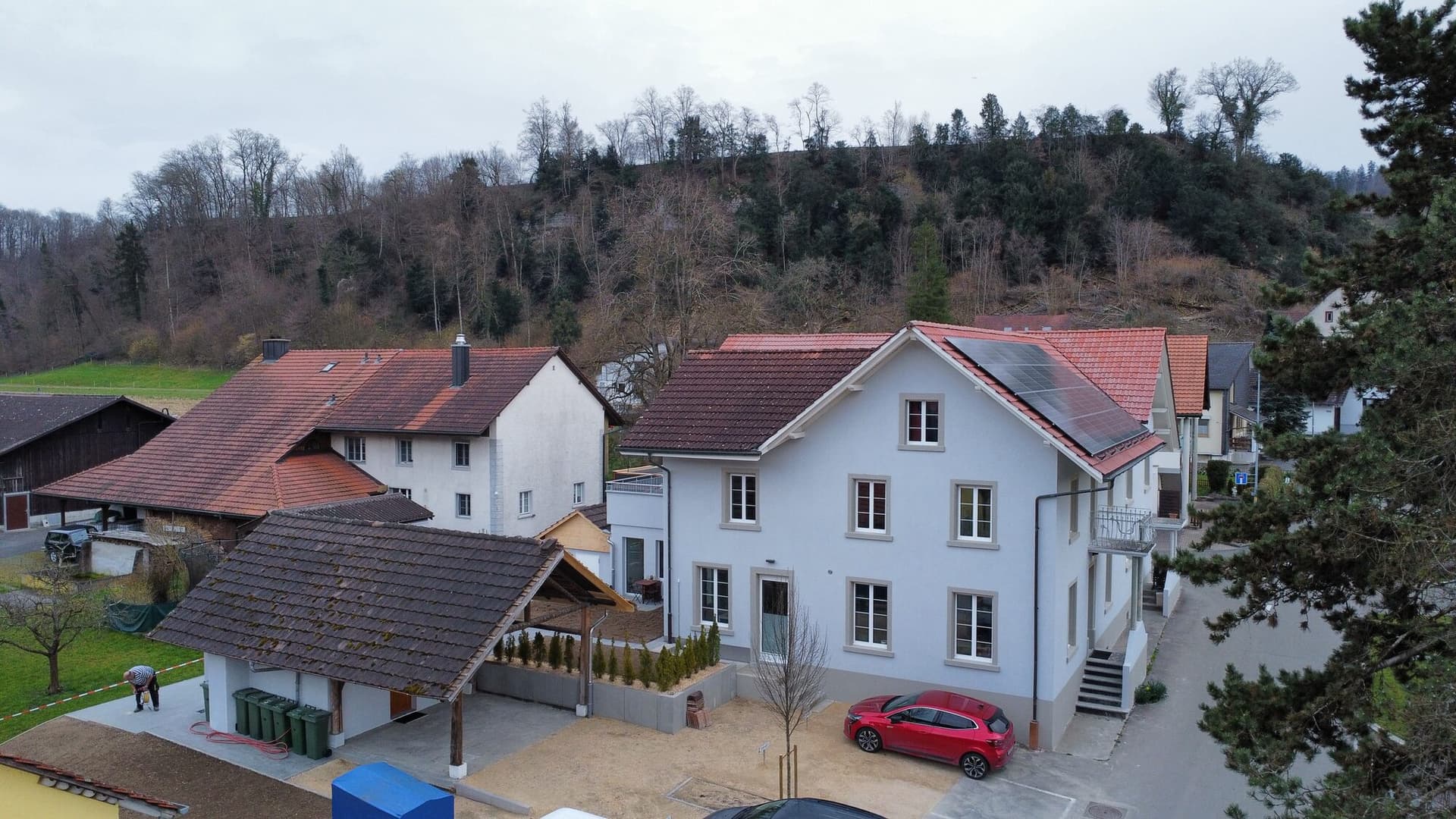 Mehrfamilienhaus / Gasthof in Mellikon AG nach der Gesamtsanierung